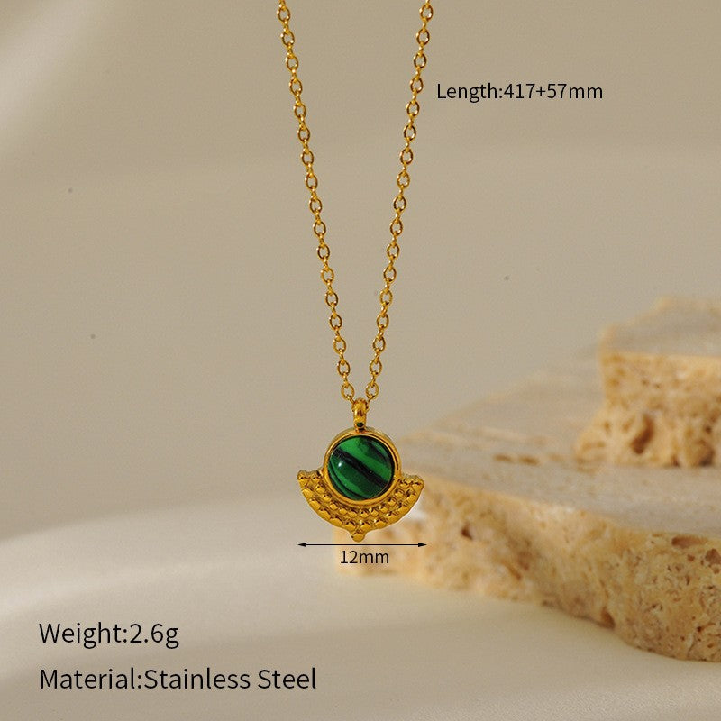 Stainless steel pendant necklace for women