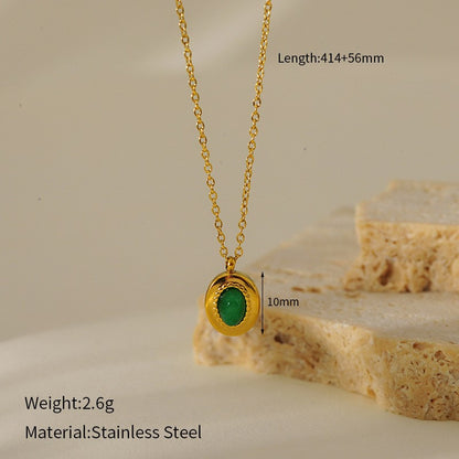 Stainless steel pendant necklace for women