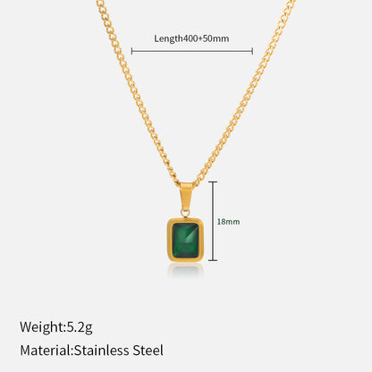 Stainless steel pendant necklace for women