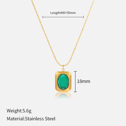 Stainless steel pendant necklace for women