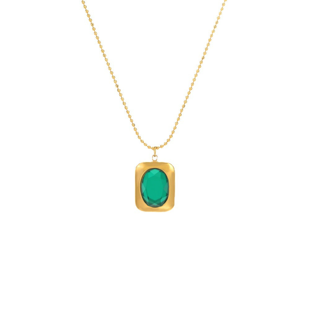 Stainless steel pendant necklace for women