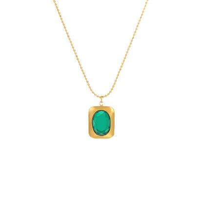 Stainless steel pendant necklace for women
