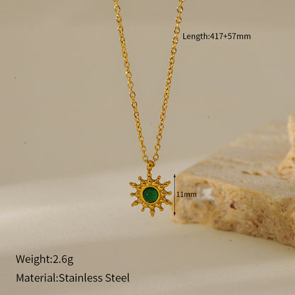 Stainless steel pendant necklace for women