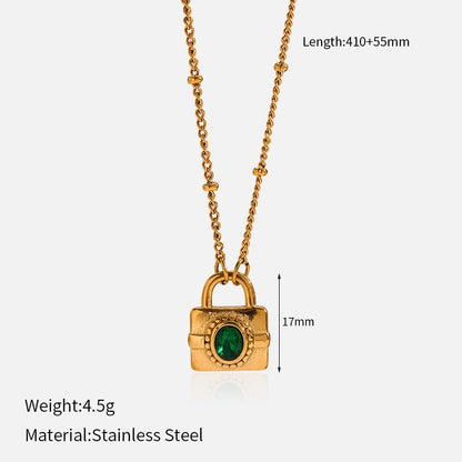 Stainless steel pendant necklace for women