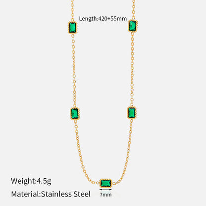 Stainless steel pendant necklace for women
